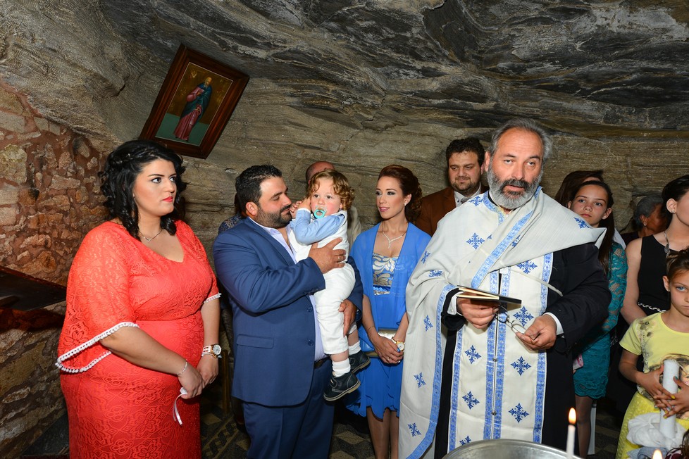 Olga & George Chalkiadakis Baptism Christening Photographer Greece