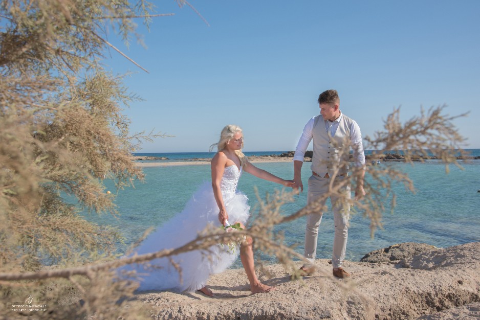 Lyssane Robine Olga & George Chalkiadakis Wedding photography Mariane Stig Destination Crete Greece