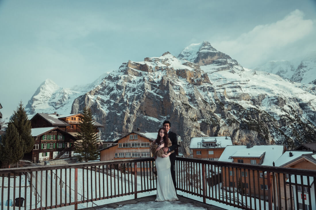 Mario & Amber Olga & George Chalkiadakis Wedding photography Destination Swiss Alps