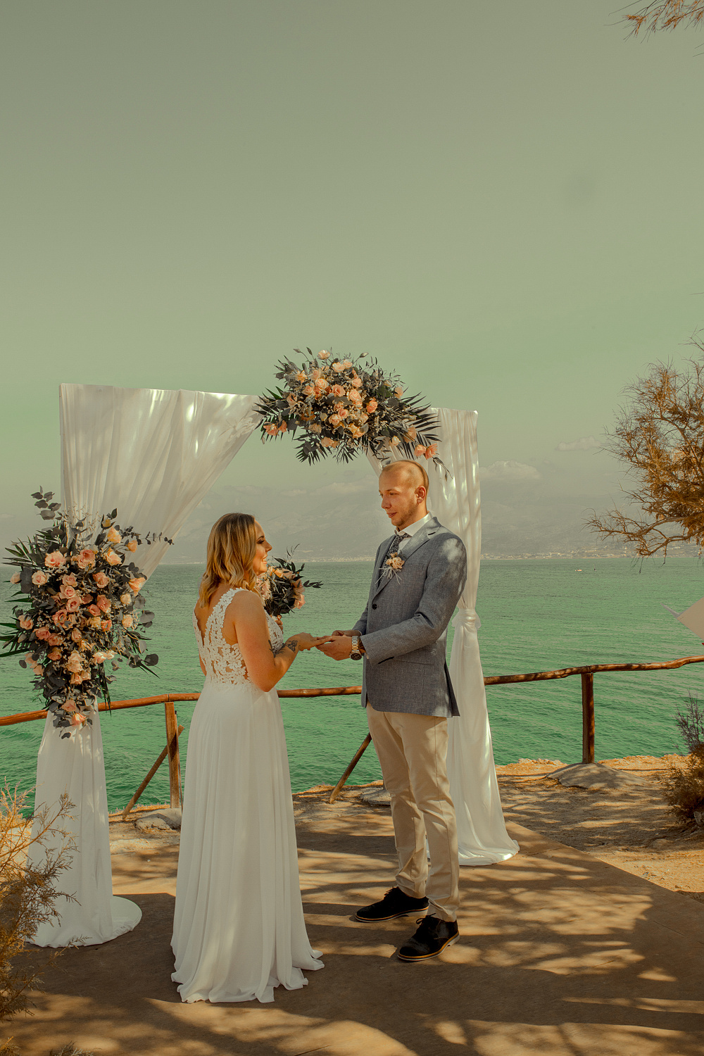 Wedding Beach Ceremony In Crete