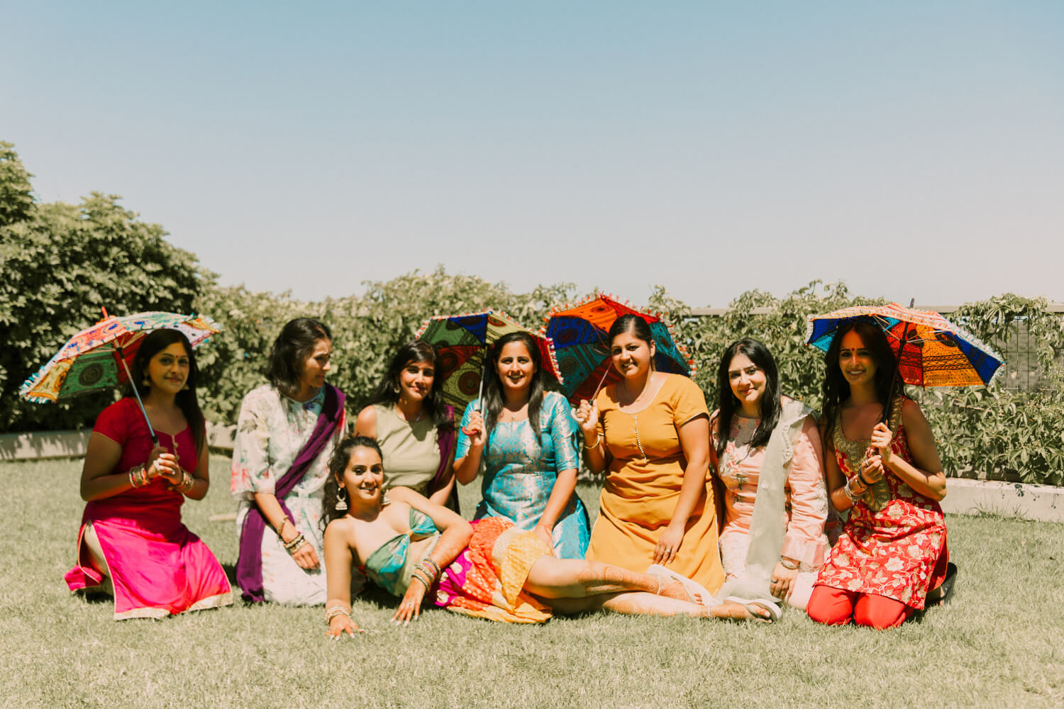 Indian bridemaids